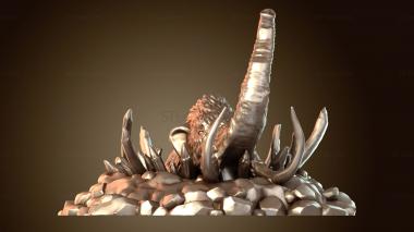 3D модель Мамонт в ловушке (STL)