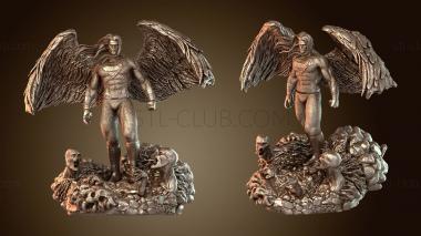 3D model Man Devil Statue (STL)