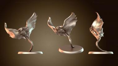 3D модель Манта Кейв Бат Простой Тихий (STL)