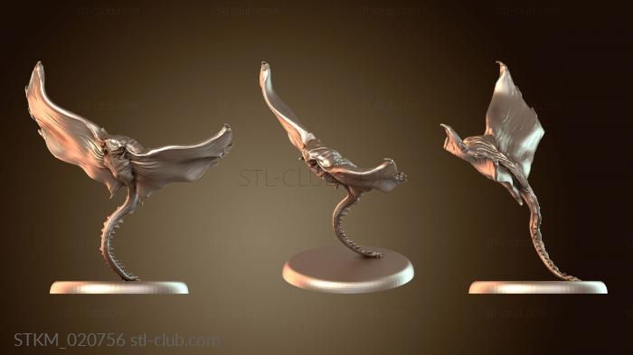 Статуэтки герои, монстры и демоны Пещерная летучая мышь Манта с простыми крыльями