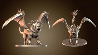 3D model Manticore Prehistoric (STL)