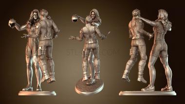 3D модель Марко, Халк и Сорвиголова (STL)