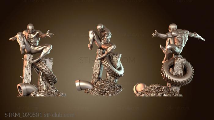 Статуэтки герои, монстры и демоны Marvel Crisis Spider Man Fantastic Four Spiderf