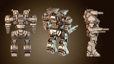 3D model Mechs Canis Prime (STL)