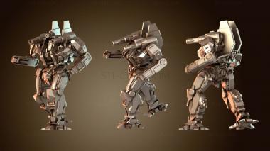 3D model Mechs Running (STL)