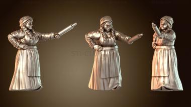 3D мадэль Средневековый деревенский алкоголик (STL)