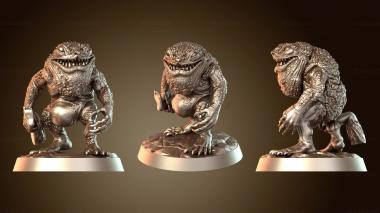 3D model Medieval Village of Swamp Horror To (STL)