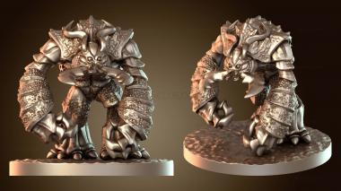 3D мадэль Средневековая деревня Амберхалк Заросший (STL)