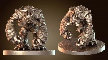 3D мадэль Средневековая деревня Амберхалк (STL)