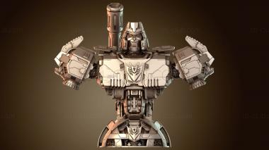 3D мадэль Мегатрон Бюст Назад (STL)