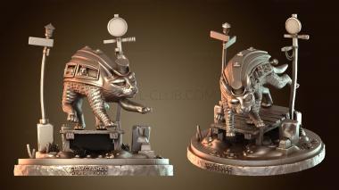 3D мадэль Мяурайд (STL)