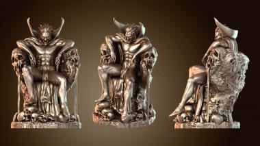 3D мадэль Мефисто на троне Адольфо Сеплведа (STL)