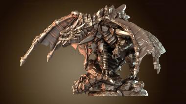 3D model Mezsarg Desert Brown Dragon Sand A (STL)