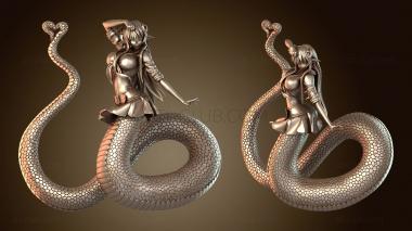 3D model Miia Lamia Hair Serpent (STL)