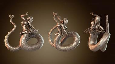 3D model Miia Lamia Hair (STL)