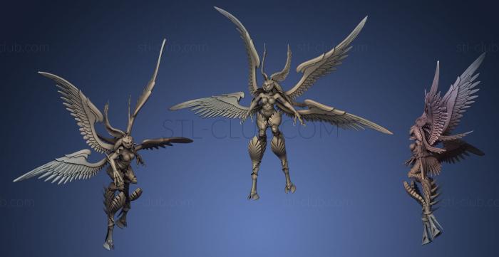 3D model Garuda Final Fantasy XIV DampD Miniature (STL)