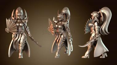 3D model Minigames Space Elf Archon Anime Figurine (STL)