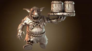 3D model Monk Server Drinks (STL)
