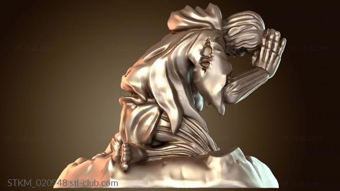 Статуэтки герои, монстры и демоны Monk Statueprayer Obedient