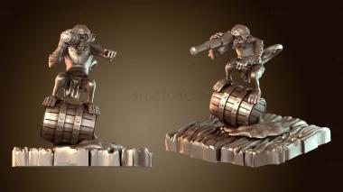 3D мадэль Обезьяна Проворная (STL)