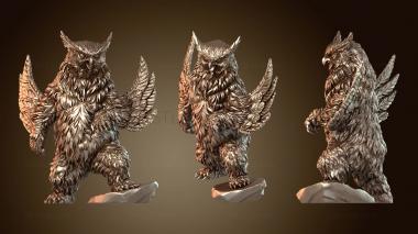 3D мадэль Монстры Смертельные Враги Совомедведь (STL)