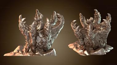 3D мадэль Монстры Червь (STL)