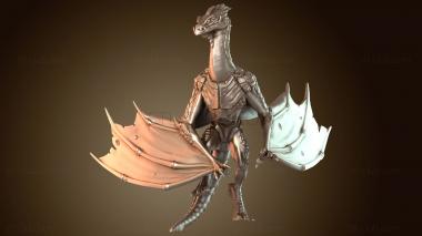 3D model Monsters Wyvren k (STL)