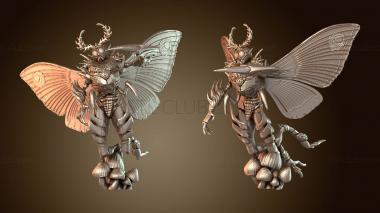 3D модель Атака человека-мотылька (STL)