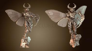 3D model Moth Man Calling (STL)
