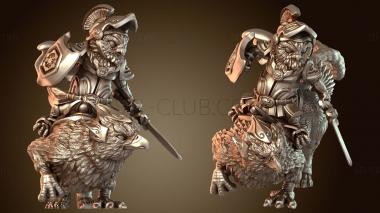 3D model Mounted Gryphon (STL)