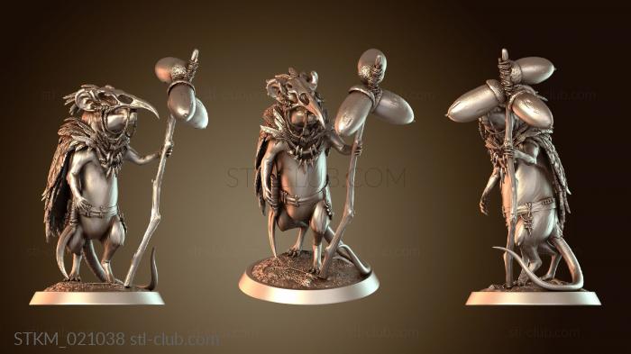 Статуэтки герои, монстры и демоны Mouse Stick Shaman