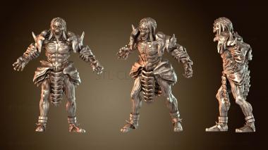 3D model Muscle Golem Screaming (STL)