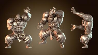 3D model Muscle Master Roshi Sculpture Legendary (STL)