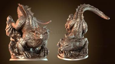 3D model Naked Giant Lizard (STL)
