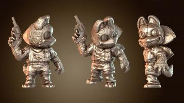 3D model Nana Mifune and Shuichi Kagaya Gleipnir (STL)