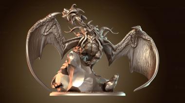 3D мадэль Огненное дыхание дракона туманности огромное (STL)