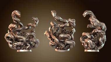 3D мадэль Некромант Герой Дым (STL)