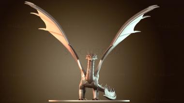 3D model Night Dragon Ancient (STL)