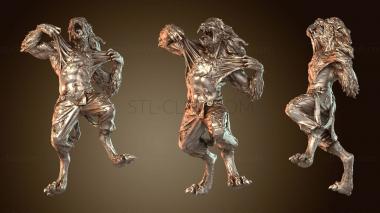3D model Night Hunters Transforming Werewolf (STL)