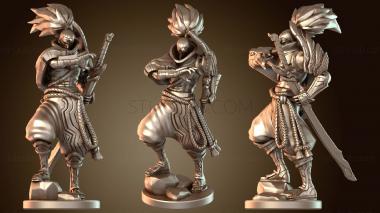 3D мадэль Ясуо, Вестник Ночи (STL)