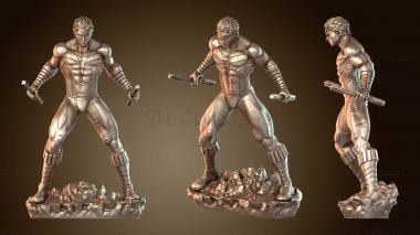3D model Nightwing and Bust Standalone One (STL)