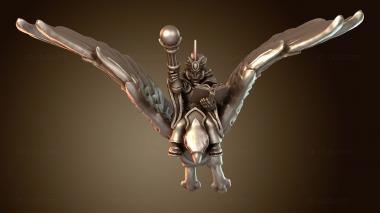 3D мадэль Благородный эльф-орел-маг (STL)