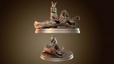 3D model Numbat Eating (STL)