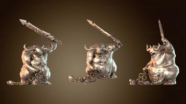 3D model Nurgle Great One Daemon Classic (STL)