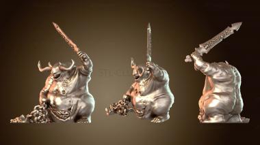 3D model Nurgle Greater Demon Plagues Corrupted (STL)