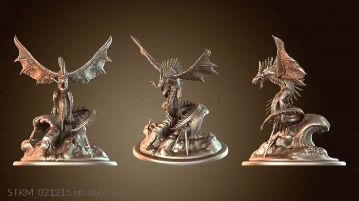 Статуэтки герои, монстры и демоны Ocean Drake Protect Huge