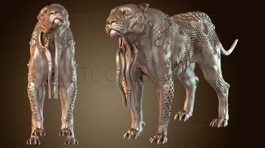 3D мадэль Кибердиорама «Омансер Обидиенс» Лев (STL)