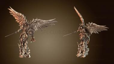 3D model Omniel Archangel Flyingpose (STL)