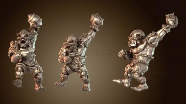 3D model Orc Big Green Ones CL Thrower (STL)