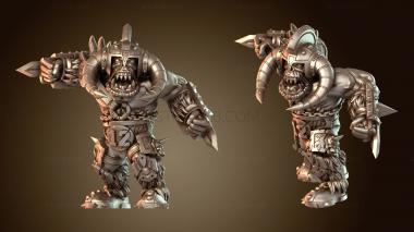 3D мадэль Орк-блокировщик Вэлиант (STL)